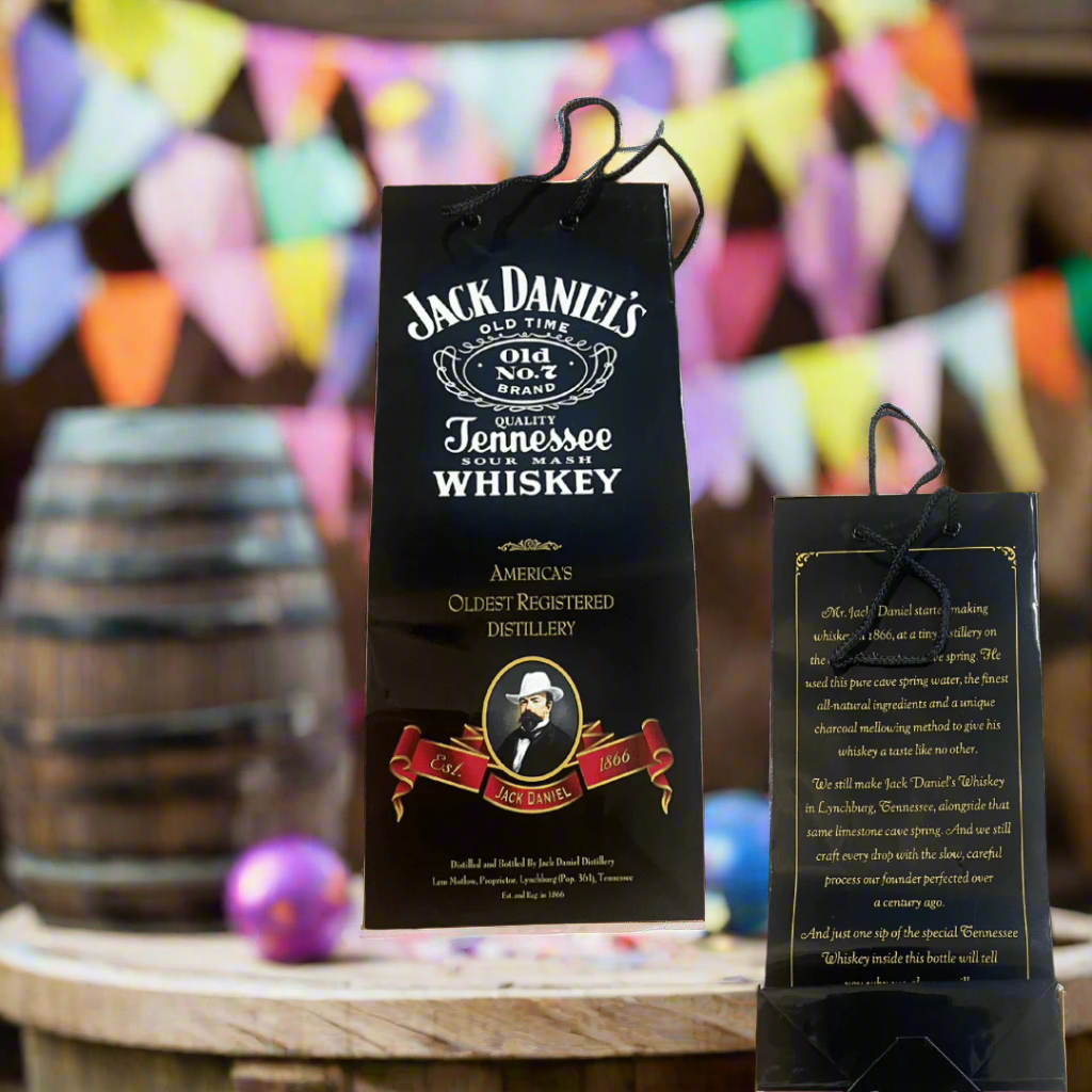 Vintage 1990’s Bottle Gift Bag - The Whiskey Cave