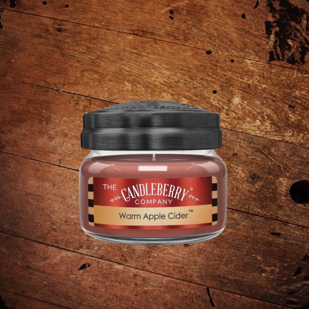 Warm Apple Cider 4 ounce Soy Blend Candle Made in the USA by Candleberry - The Whiskey Cave