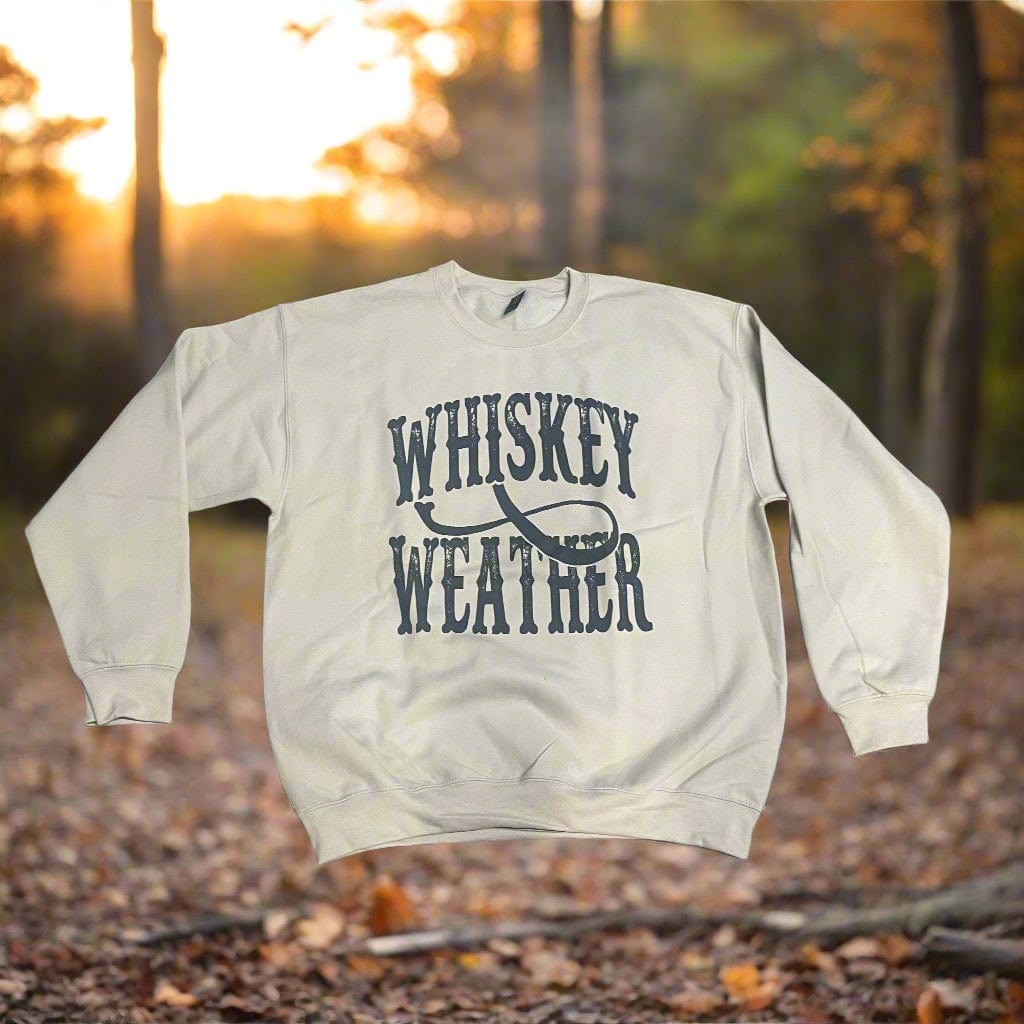 Whiskey Weather Cream Sweatshirt - The Whiskey Cave