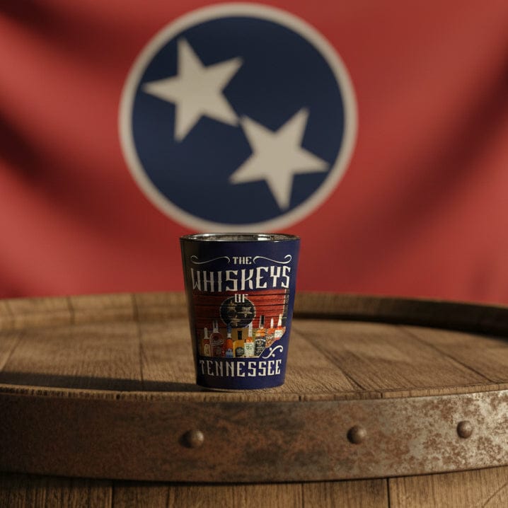 Whiskeys of Tennessee Shot Glass - The Whiskey Cave