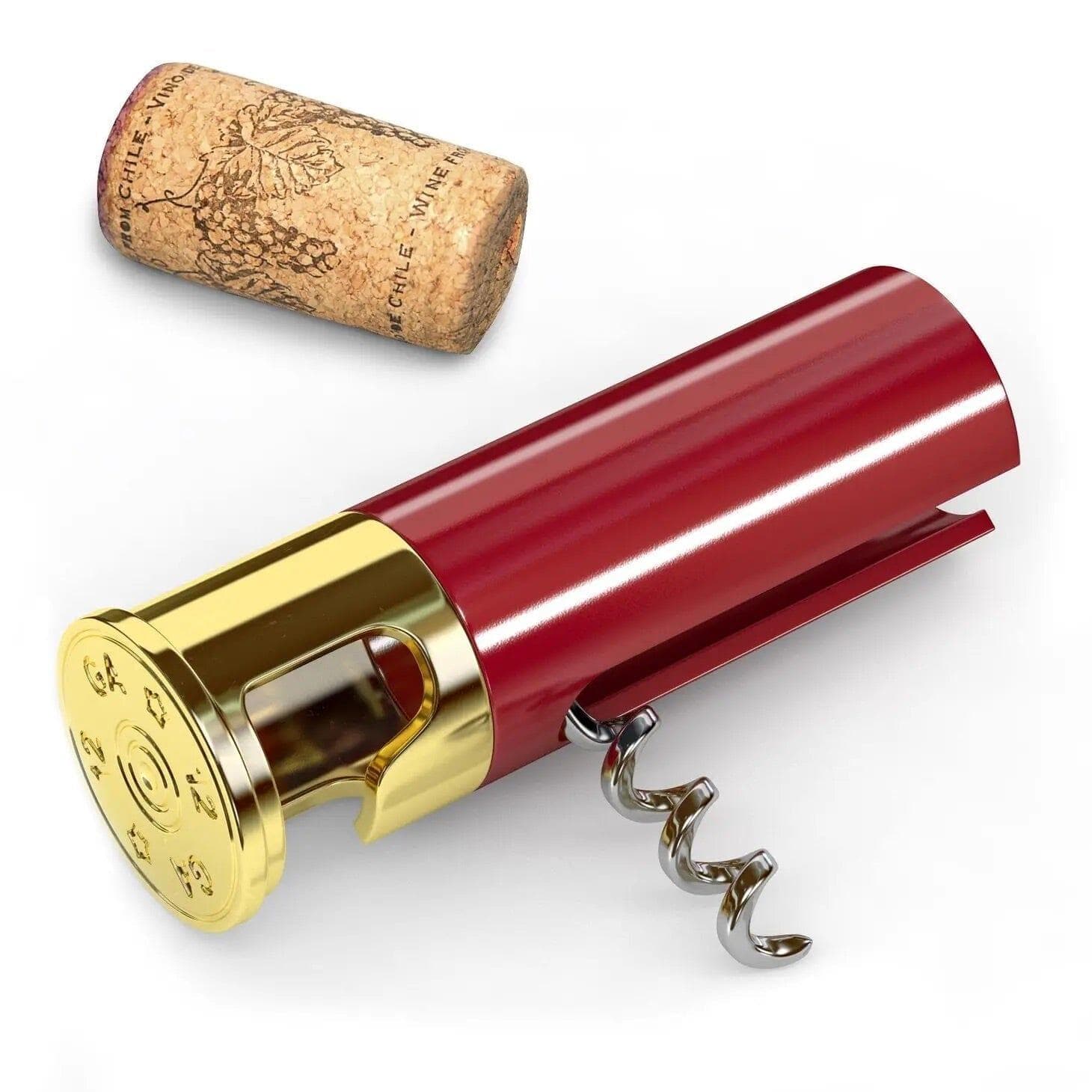 12 Gauge Bottle Opener Corkscrew - The Whiskey Cave