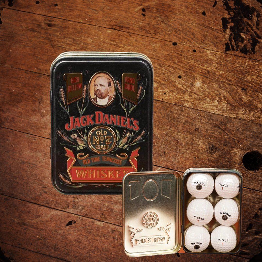 1980’s Jack Daniel’s Golf Balls In Tin - The Whiskey Cave