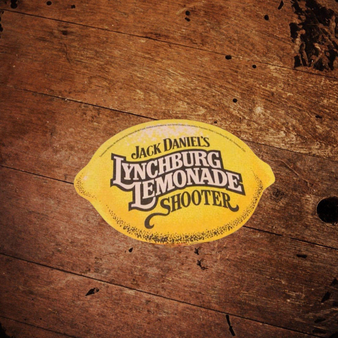 1980’s Jack Daniel’s Lynchburg Lemonade Coaster - The Whiskey Cave