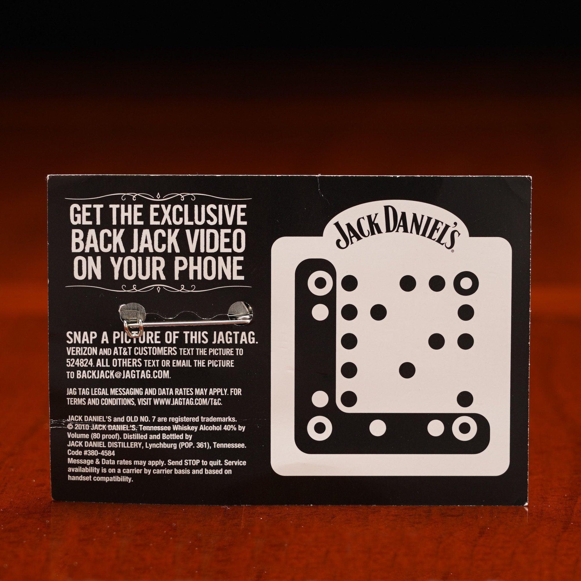 2010 “Back Jack” Campaign Pin - The Whiskey Cave