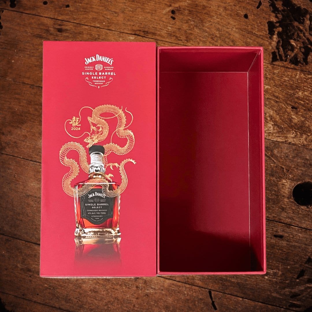 2024 Year of the Dragon Empty Single Barrel Box - The Whiskey Cave