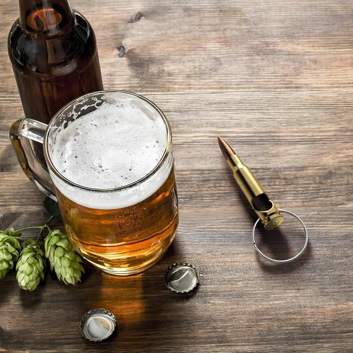 308 Real Bullet Keychain Bottle Opener - The Whiskey Cave