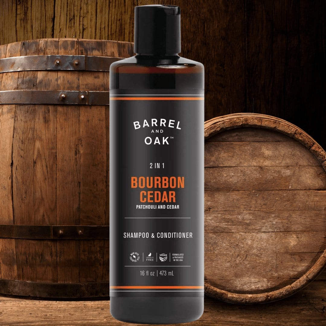 Barrel and Oak Bourbon 2-in-1 Shampoo and Conditioner - The Whiskey Cave