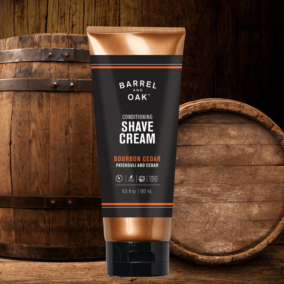 Barrel and Oak Bourbon Conditioning Shave Cream - The Whiskey Cave