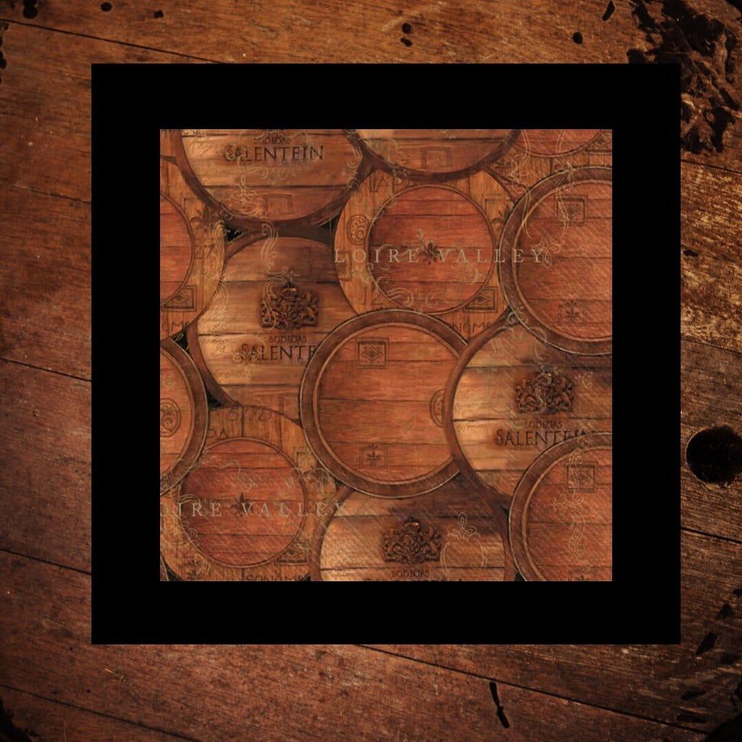 Barrel Head Cocktail Napkins - The Whiskey Cave