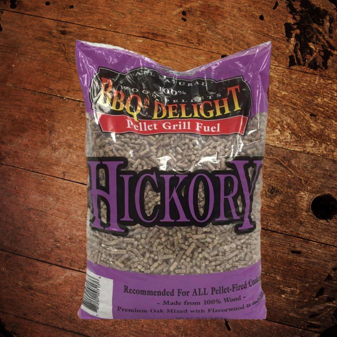 BBQr’s Delight Hickory Smoking Pellets 20 Pound Bag - The Whiskey Cave
