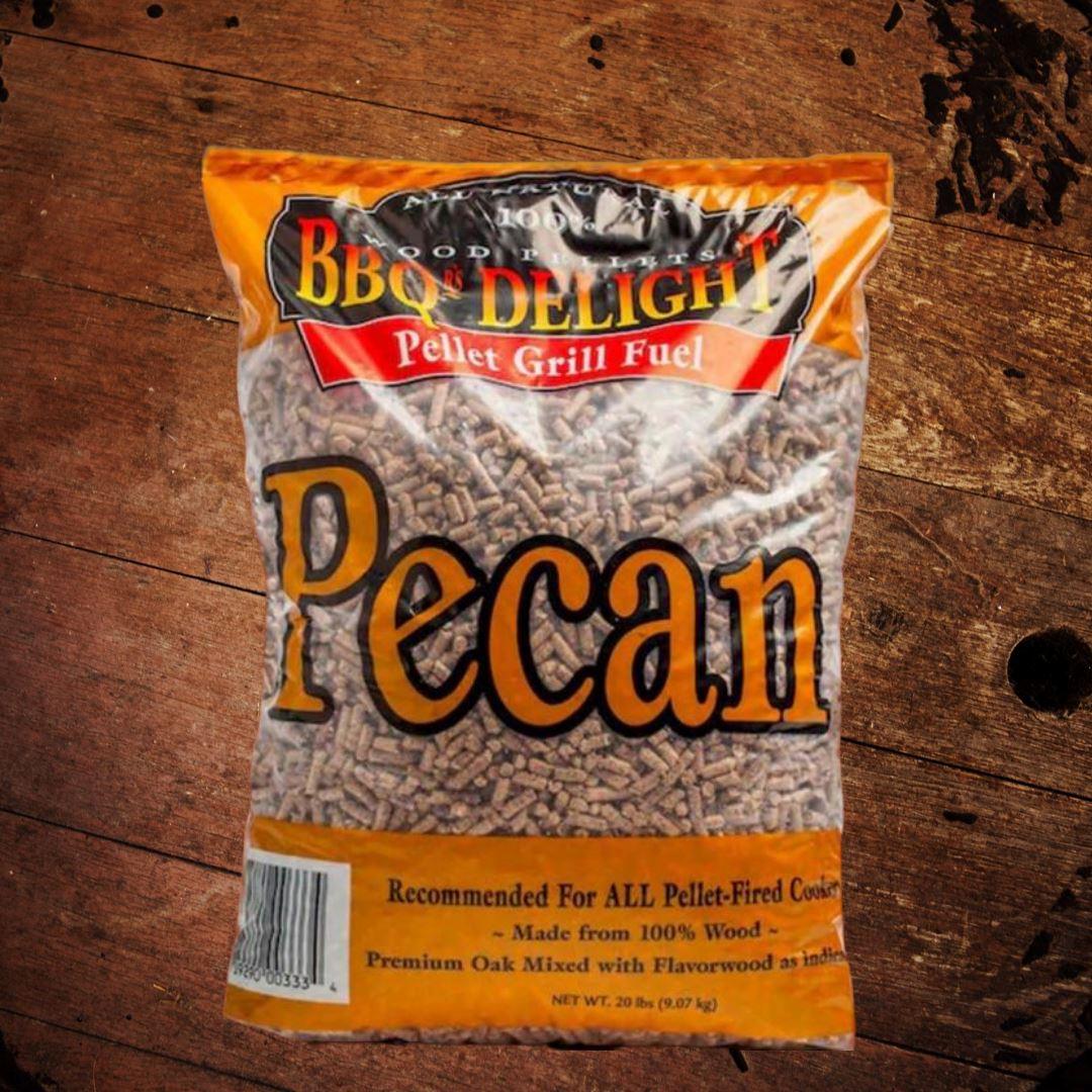 BBQr’s Delight Pecan Smoking Pellets 20 Pound Bag - The Whiskey Cave