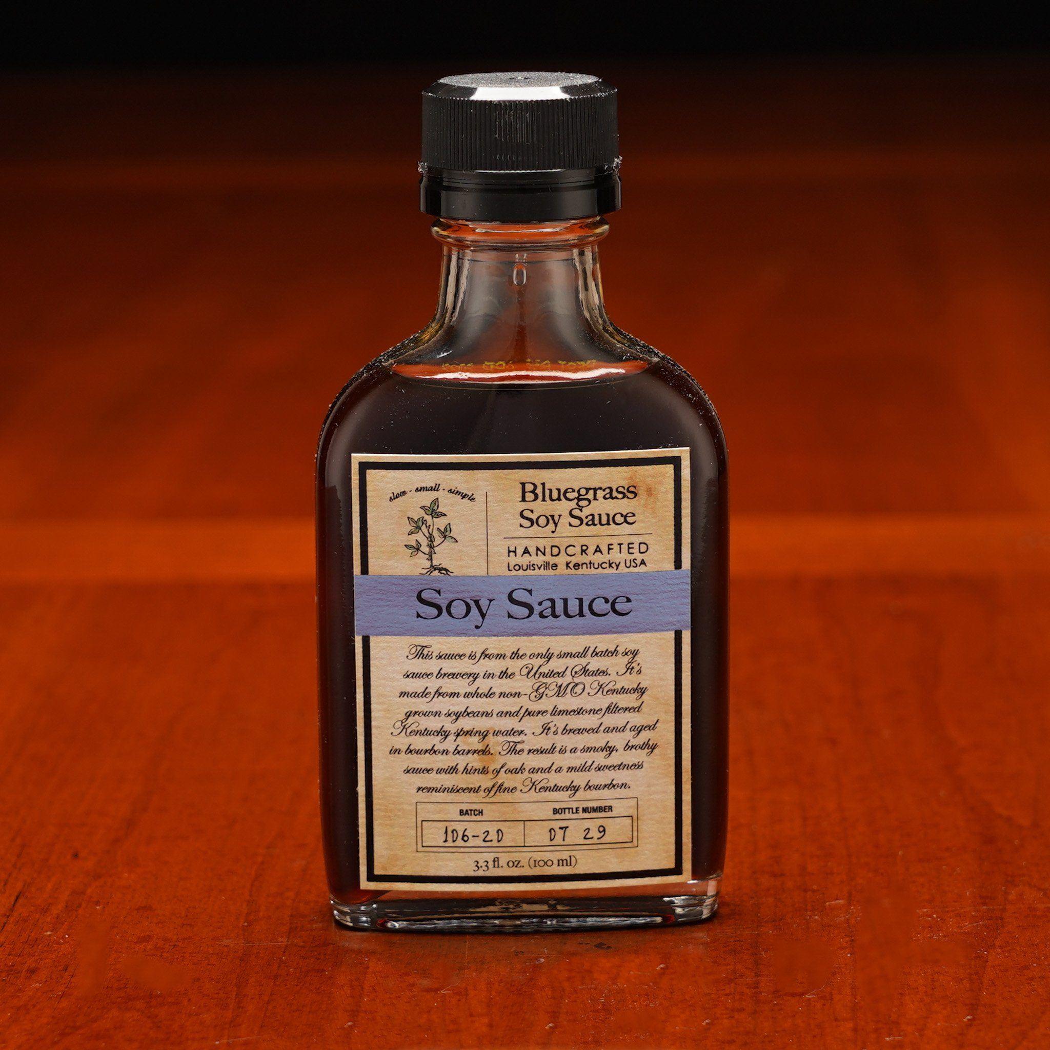 Bluegrass Small Batch Micro-brewed Soy Sauce Aged in Kentucky Bourbon - The  Whiskey Cave
