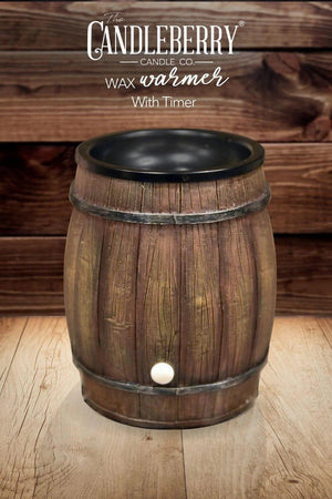 Bourbon Barrel Wax Melt Warmer with Safety Timer by Candleberry - The Whiskey Cave