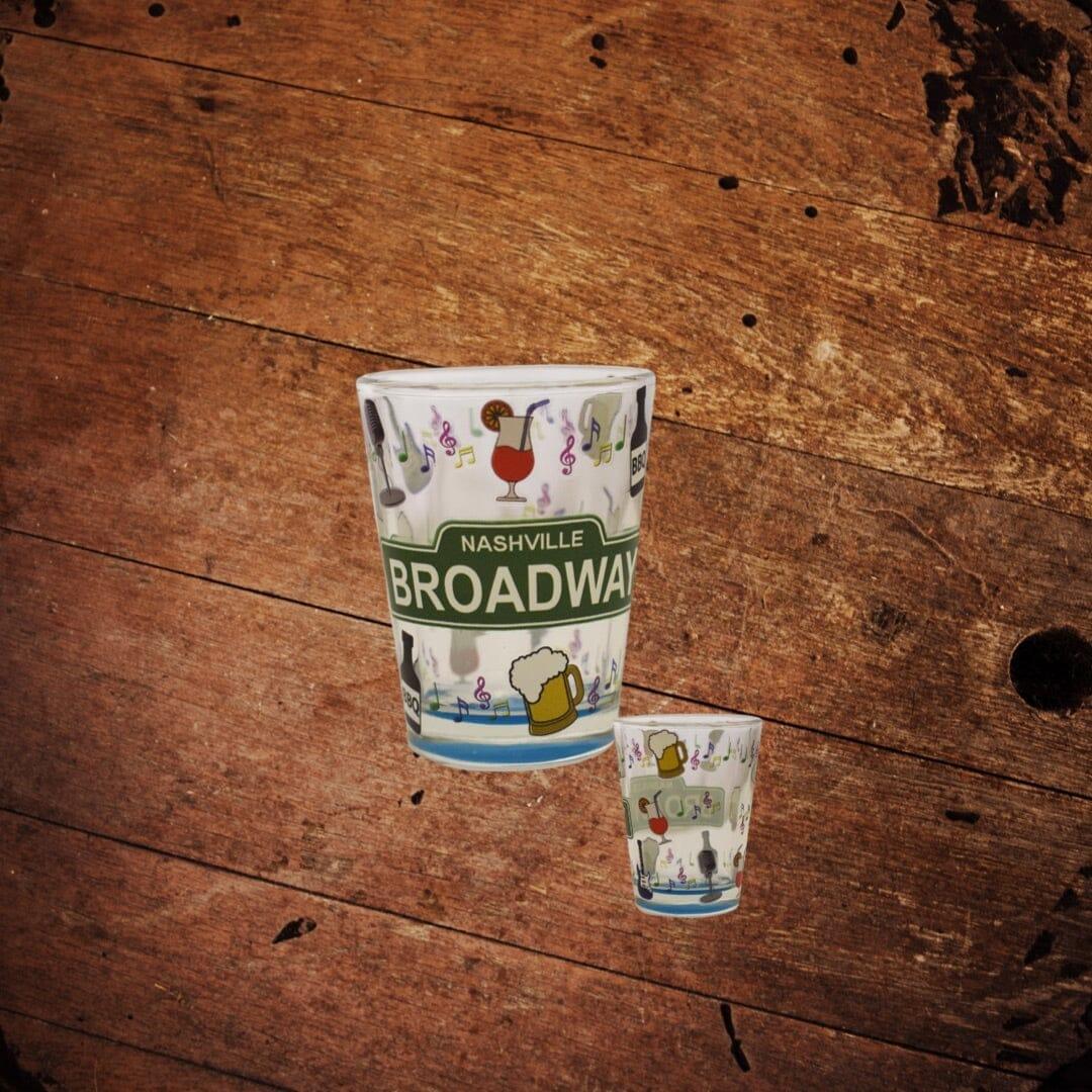 Broadway Nashville Shot Glass - The Whiskey Cave