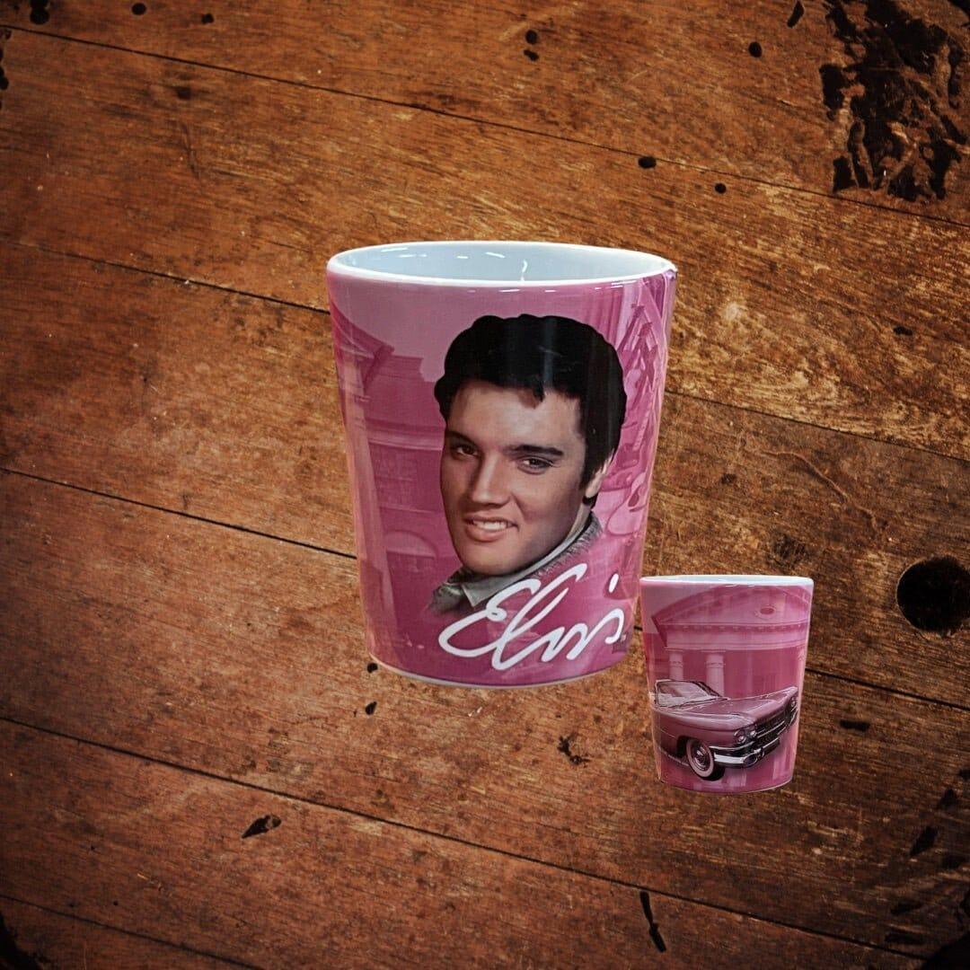 Elvis Pink Cadillac Shot Glass - The Whiskey Cave