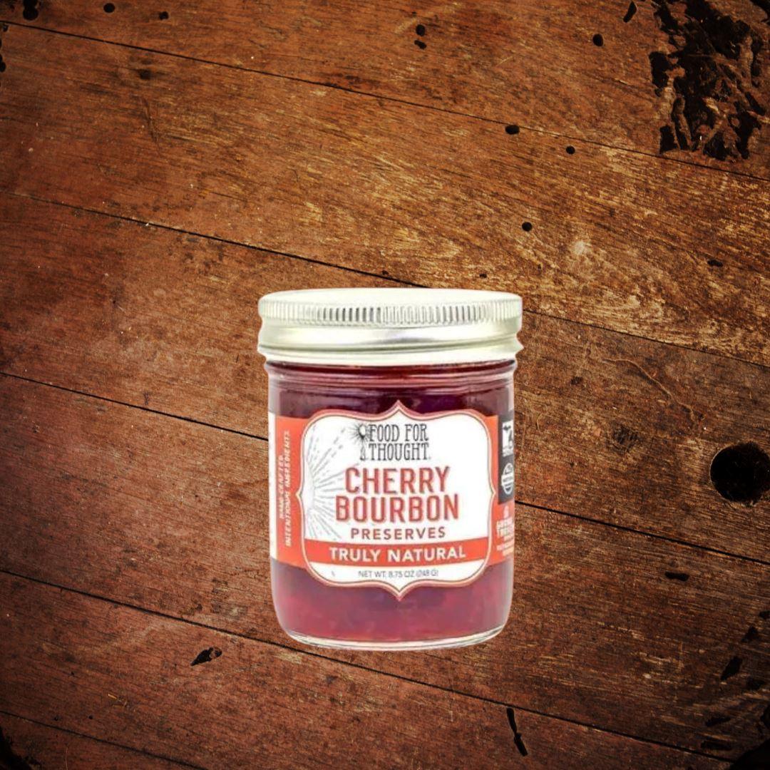Food for Thought Cherry Bourbon Preserves - The Whiskey Cave