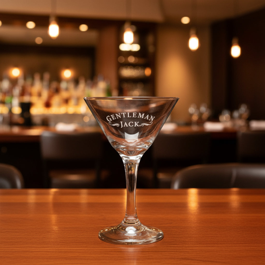 Gentleman Jack Daniel’s Martini Glass - The Whiskey Cave