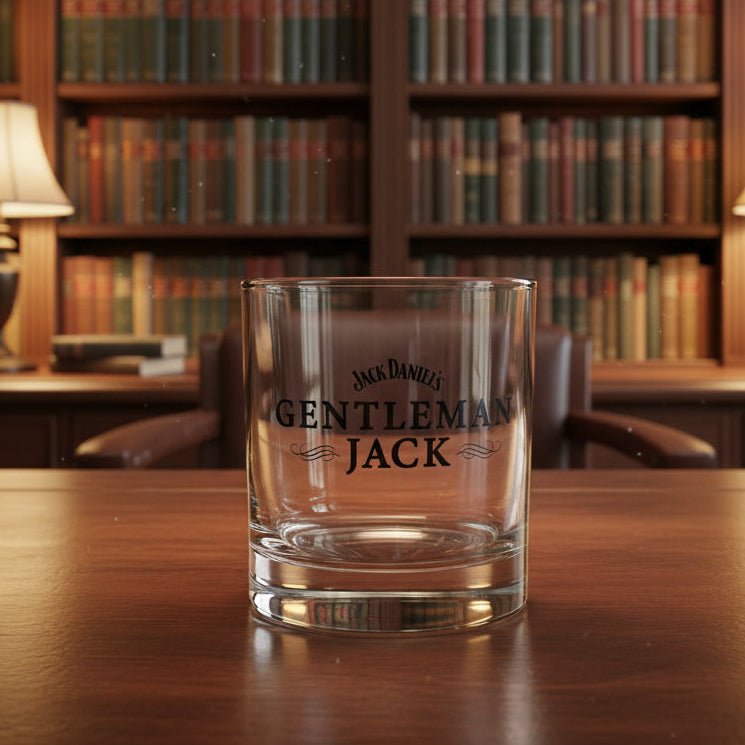 Gentleman Jack Daniel's New Rocks Glass - The Whiskey Cave