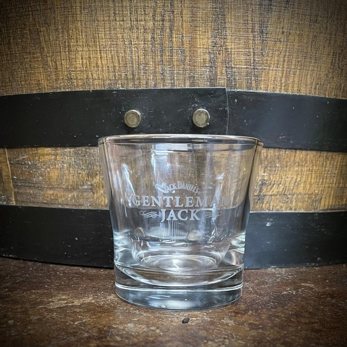 Gentleman Jack Daniel's New Silver Rimmed Glass - The Whiskey Cave
