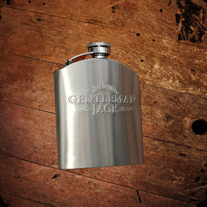 Gentleman Jack Daniel’s Stainless Flask - The Whiskey Cave