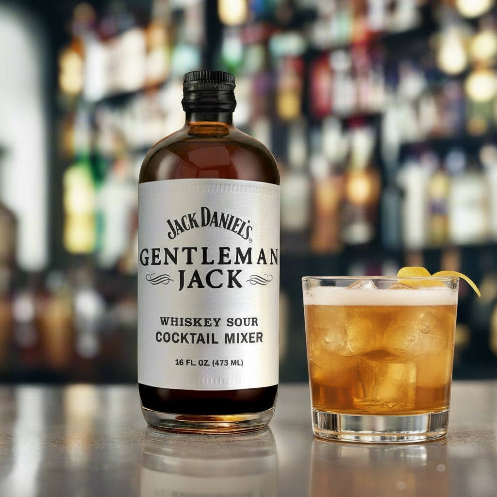 Gentleman Jack Daniel's Whiskey Sour Cocktail Mix 16 ounce - The