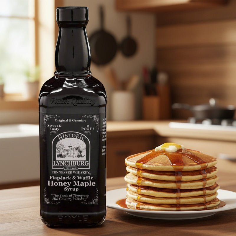 Historic Lynchburg Honey Maple Syrup made with Jack Daniels