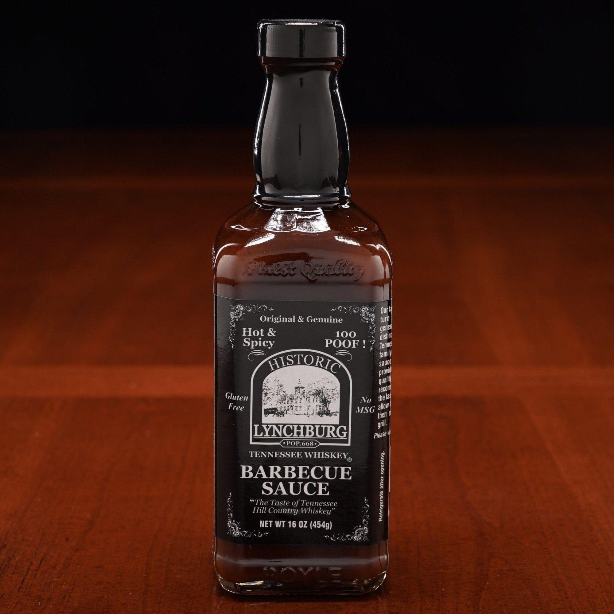 Historic Lynchburg Hot Barbecue Sauce made with Jack Daniels - The Whiskey Cave