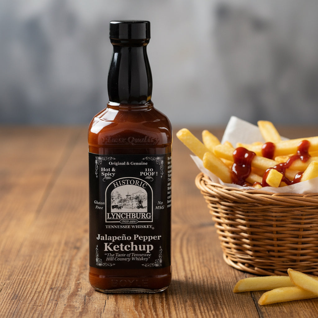 Historic Lynchburg Jalapeño Pepper Ketchup made with Jack Daniels - The Whiskey Cave
