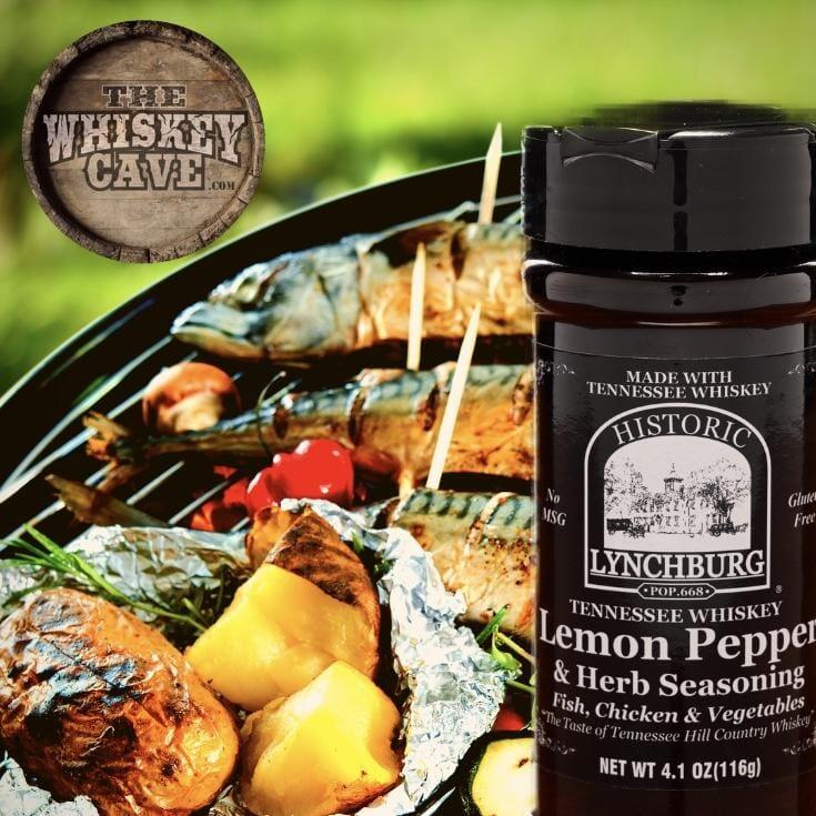 Historic Lynchburg Lemon Pepper Seasoning made with Jack Daniels - The Whiskey Cave