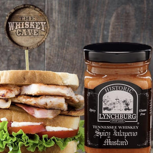 Historic Lynchburg Spicy Jalapeño Mustard made with Jack Daniels - The Whiskey Cave
