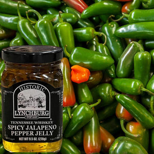 Historic Lynchburg Spicy Jalapeno Pepper Jelly made with Jack Daniels - The Whiskey Cave