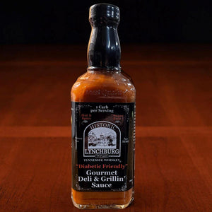 Historic Lynchburg Sugar Free Hot and Spicy BBQ Grilling Sauce Made with Jack Daniels - The Whiskey Cave
