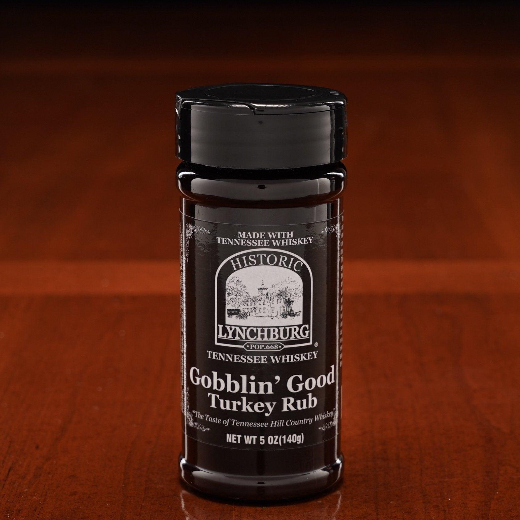 Historic Lynchburg Tennessee Gobblin Good Turkey Rub made with Jack Daniels - The Whiskey Cave