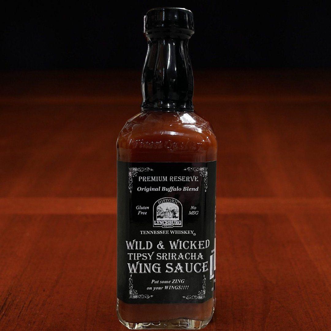 Historic Lynchburg Wild & Wicked Tipsy Sriracha Wing Sauce made with Jack Daniels - The Whiskey Cave