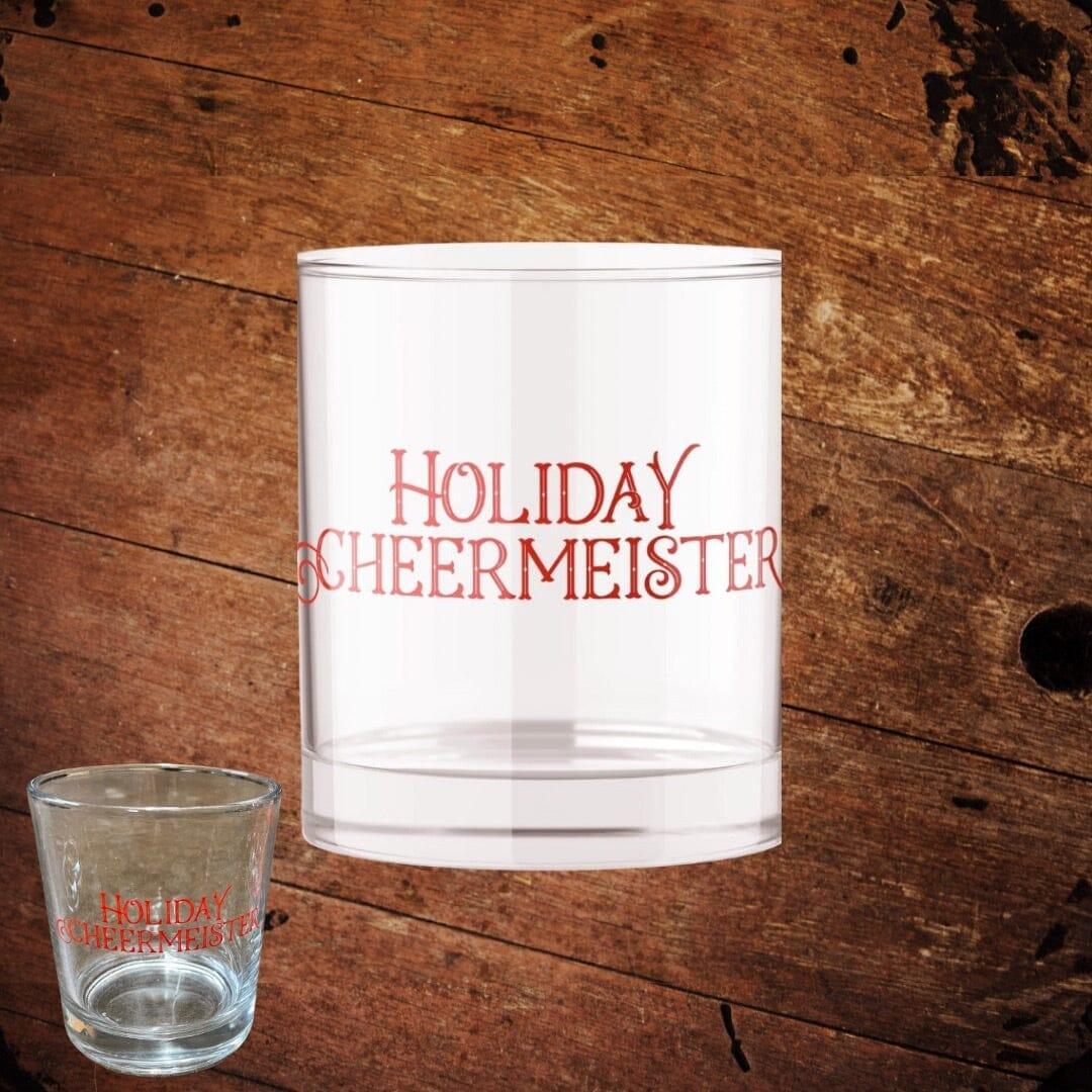 Holiday Cheermeister Christmas Rocks Glass - The Whiskey Cave