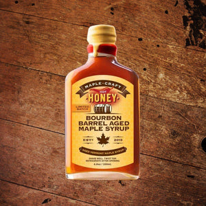 Hot Honey-Infused Bourbon Barrel Aged Maple Craft Syrup - The Whiskey Cave