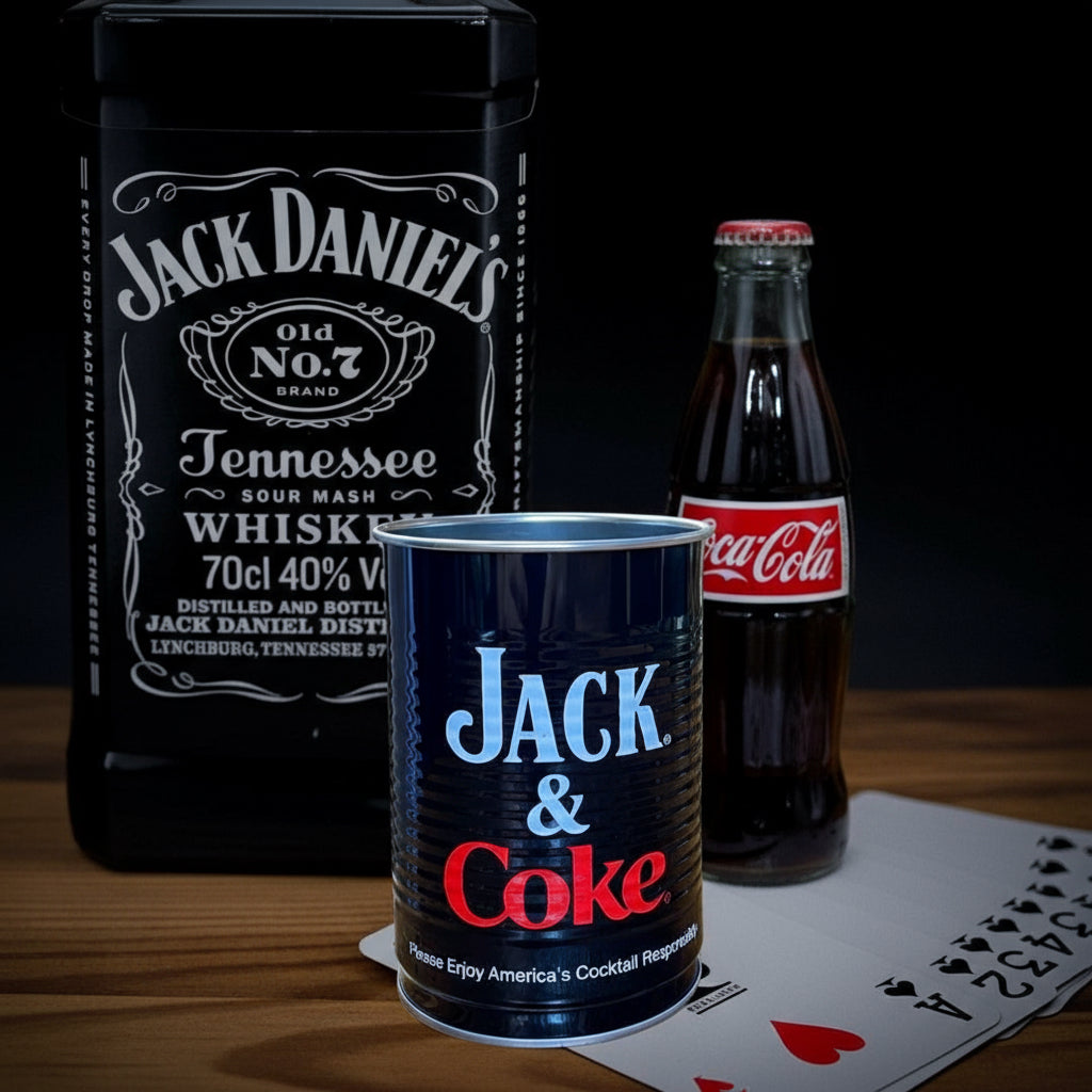 Jack and Coke Promotional Jack Daniel’s Tin Cup Can - The Whiskey Cave