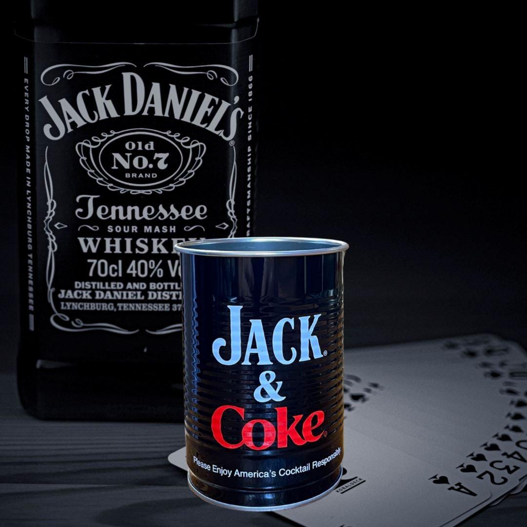Jack and Coke Promotional Jack Daniel’s Tin Cup Can - The Whiskey Cave