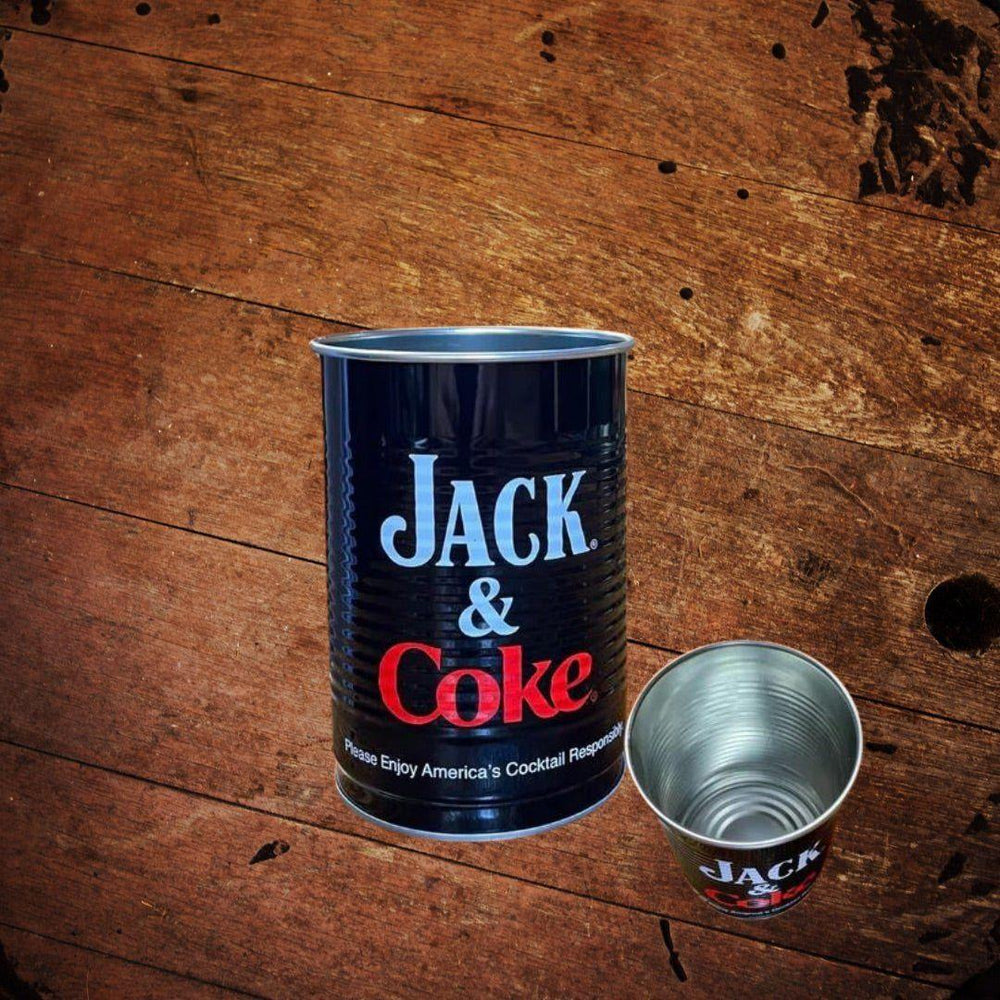 Jack and Coke Promotional Jack Daniel’s Tin Cup Can