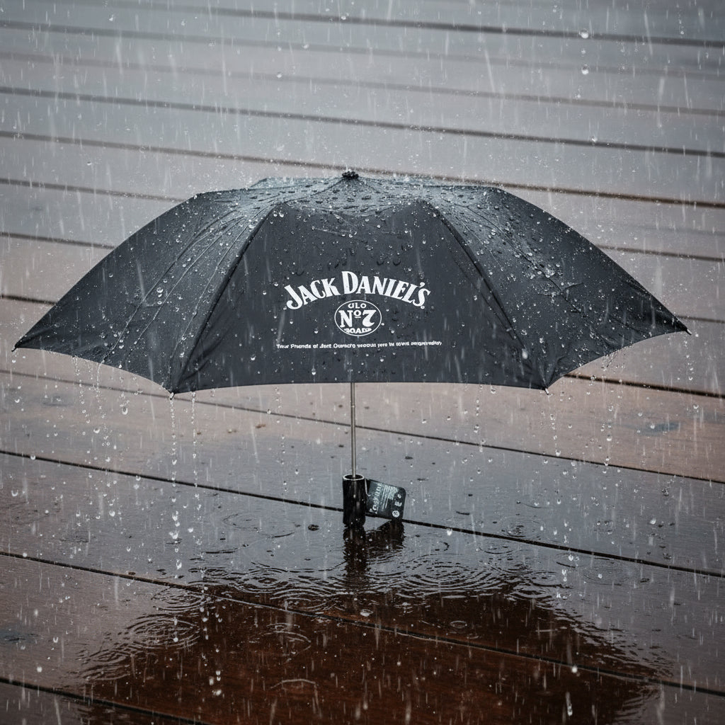 Jack Daniel's Umbrella at The Whiskey Cave