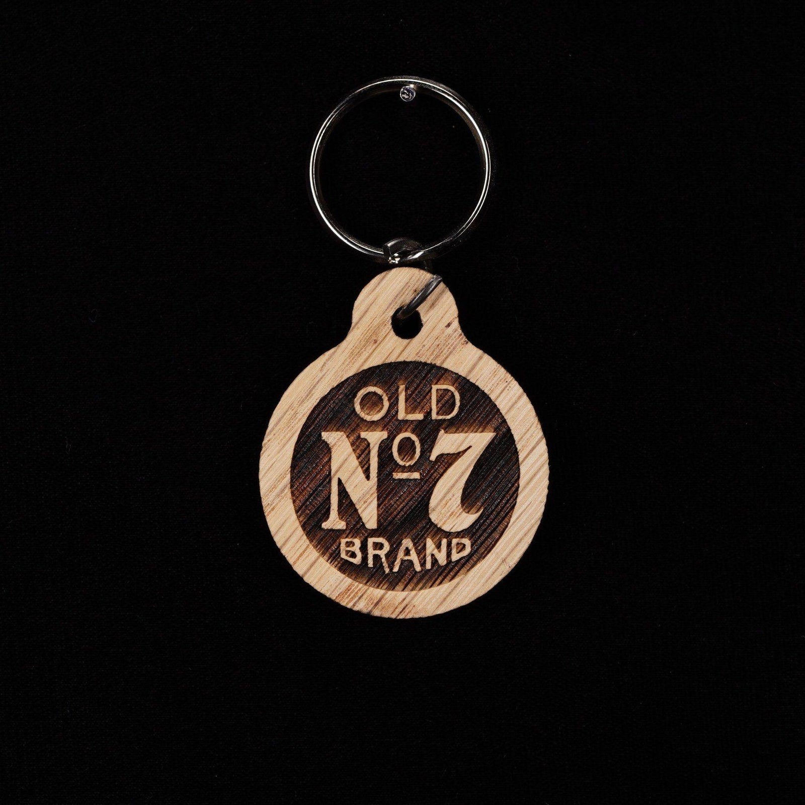 Jack Daniel’s 150th Anniversary Wood Key Ring - The Whiskey Cave