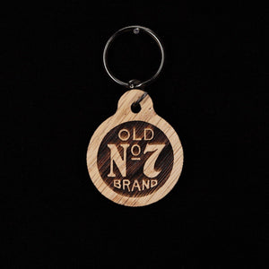 Jack Daniel’s 150th Anniversary Wood Key Ring - The Whiskey Cave