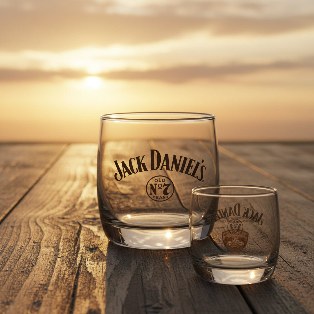 Jack Daniel's 1904 Gold Medal Rocks Glass - The Whiskey Cave