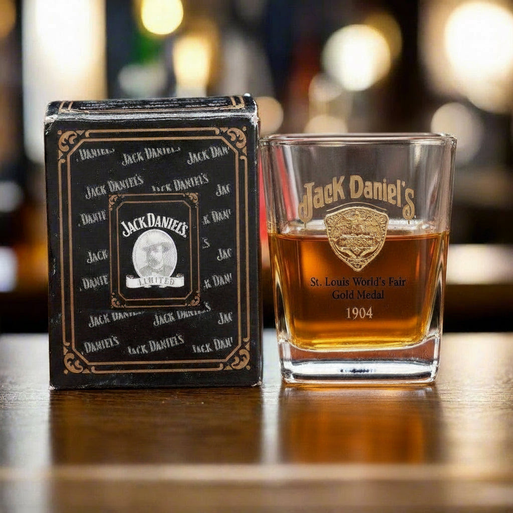 Jack Daniel's 1904 Gold Medal Shot Glass - The Whiskey Cave