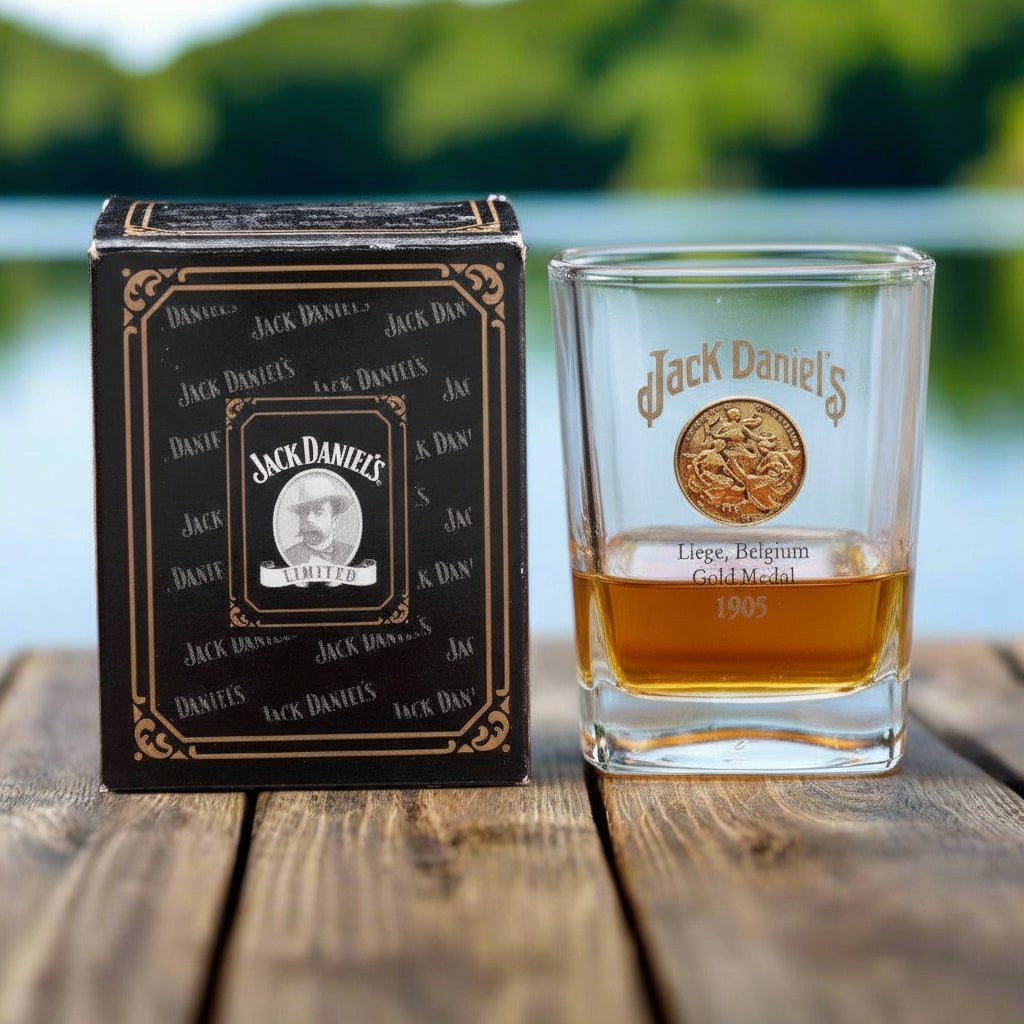 Jack Daniel's 1905 Gold Medal Shot Glass - The Whiskey Cave