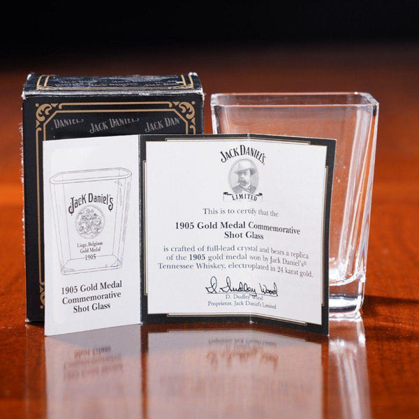 Jack Daniel's 1905 Gold Medal Shot Glass - The Whiskey Cave