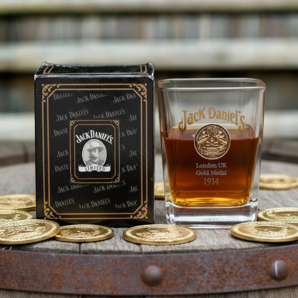 Jack Daniel’s 1914 Gold Medal Shot Glass - The Whiskey Cave