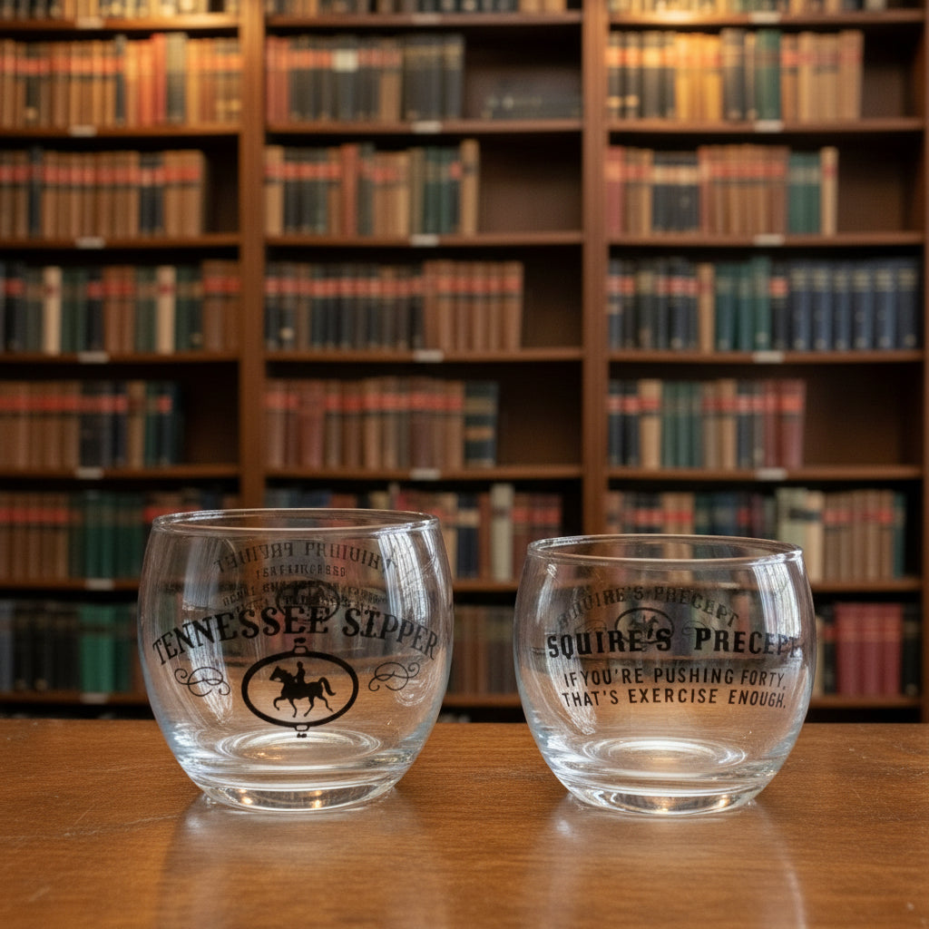 Jack Daniel’s 1960’s Tennessee Squire Glass #1 - The Whiskey Cave