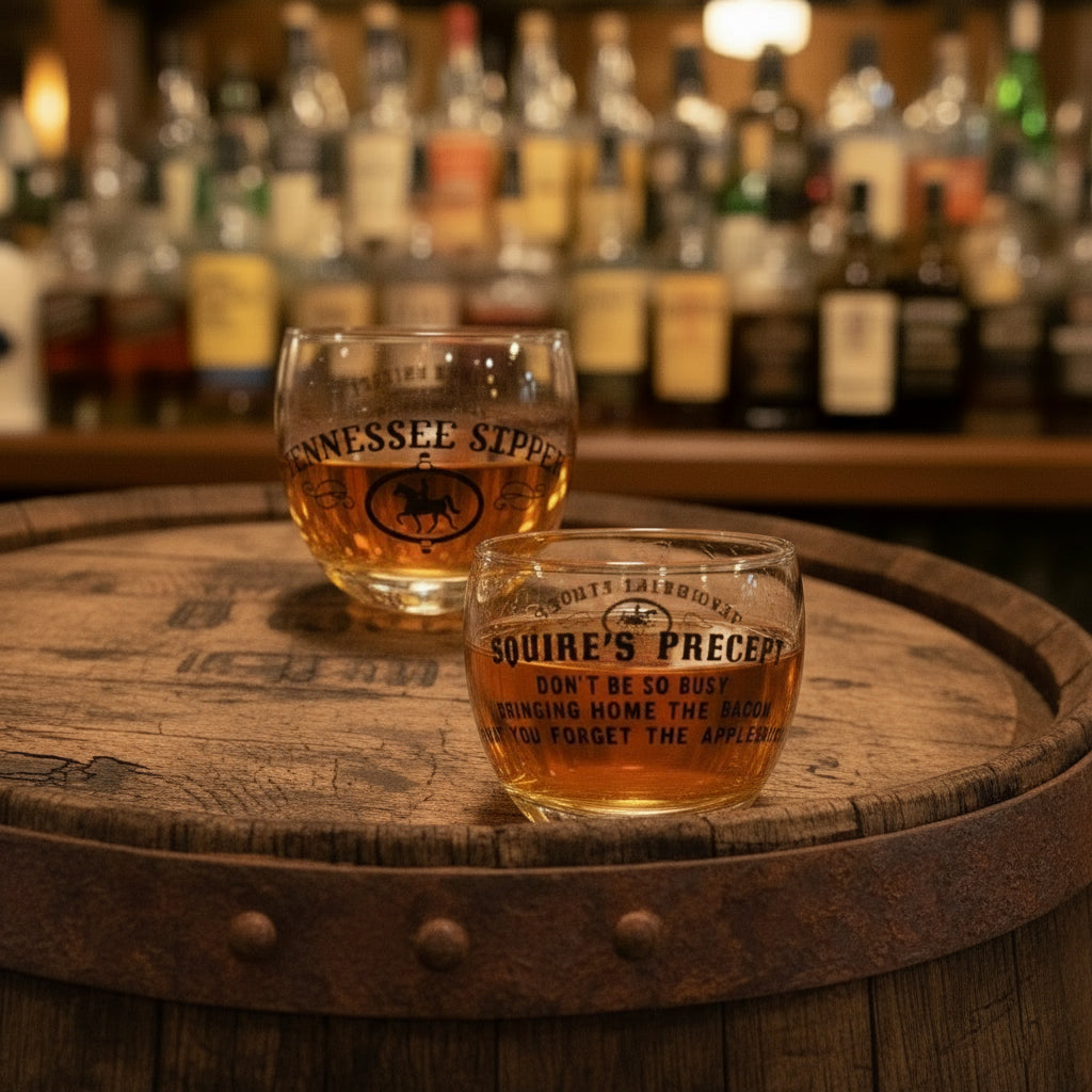 Jack Daniel’s 1960’s Tennessee Squire Glass #2 - The Whiskey Cave