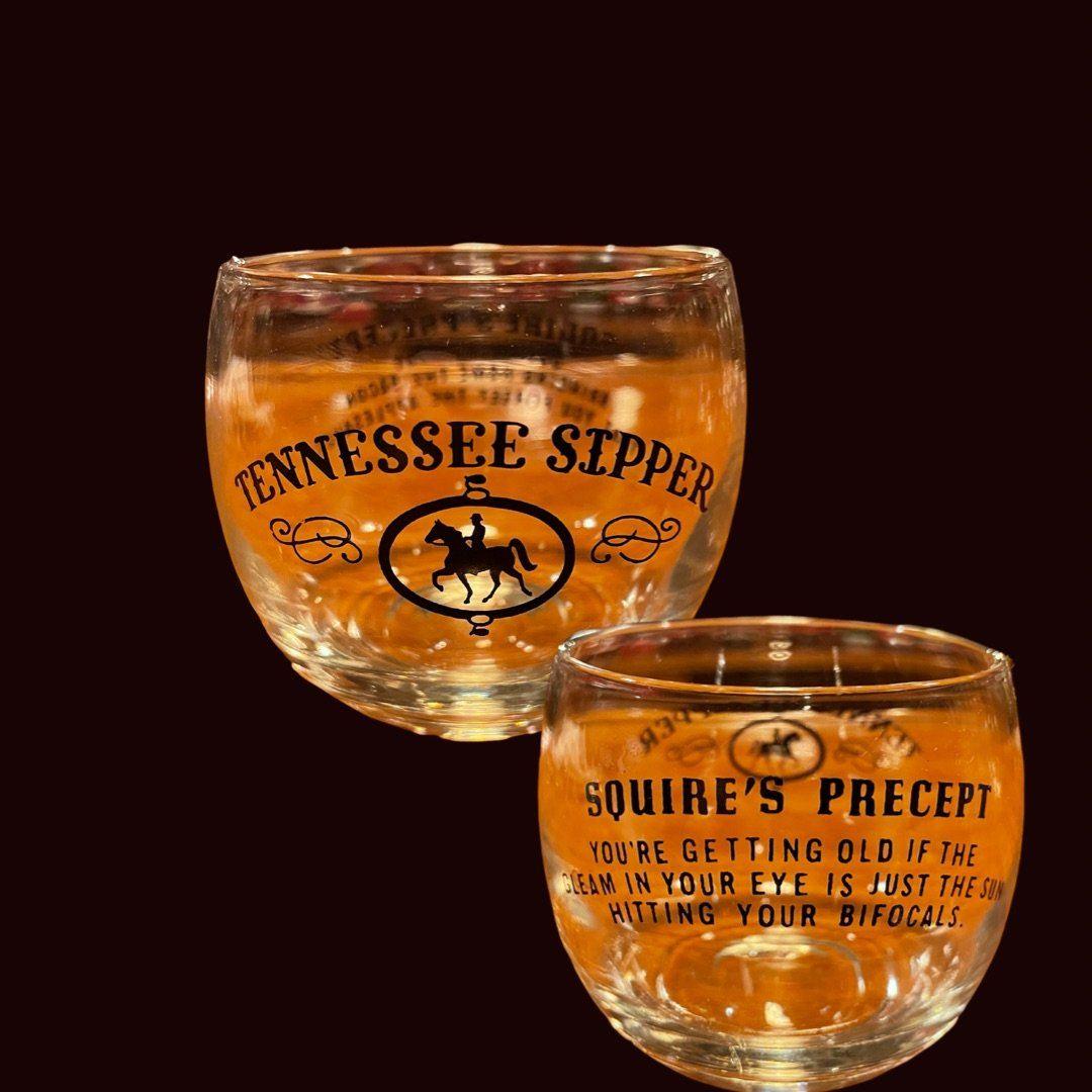 Jack Daniel’s 1960’s Tennessee Squire Glass #3 - The Whiskey Cave